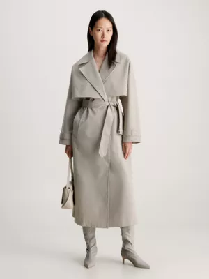 Calvin Klein Trench Oversize Contrecollé 3 Calvin Klein Trench Oversize Contrecollé