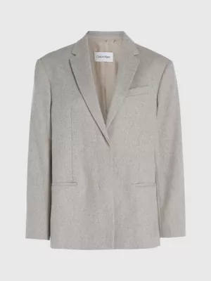Calvin Klein Blazer Oversize Cintré En Laine 7 Calvin Klein Blazer Oversize Cintré En Laine – Image 5