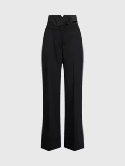 Calvin Klein Pantalon Corset En Sergé De Laine -Pas Cher Calvin Klein Magasin K20K205973 BEH alternate4