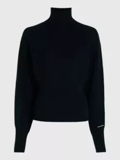 Calvin Klein Pull Relaxed Cintré En Laine -Pas Cher Calvin Klein Magasin K20K205974 BEH alternate5