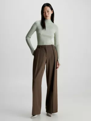 Calvin Klein Pull Slim Col Cheminée Côtelé 6 Calvin Klein Pull Slim Col Cheminée Côtelé – Image 4