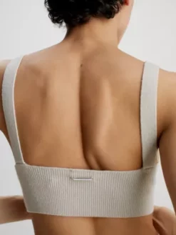 Calvin Klein Brassière Slim En Laine -Pas Cher Calvin Klein Magasin K20K206015 PES alternate3