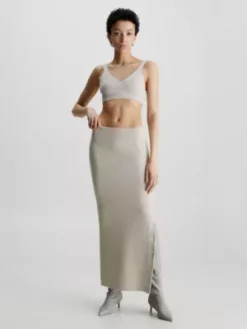 Calvin Klein Brassière Slim En Laine -Pas Cher Calvin Klein Magasin K20K206015 PES alternate4