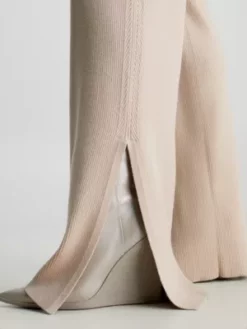 Calvin Klein Pantalon Ample Côtelé -Pas Cher Calvin Klein Magasin K20K206023 PBP alternate3