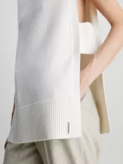 Calvin Klein Veste Sans Manches Relaxed Avec Ouverture Sur Le Côté -Pas Cher Calvin Klein Magasin K20K206024 YAT alternate3