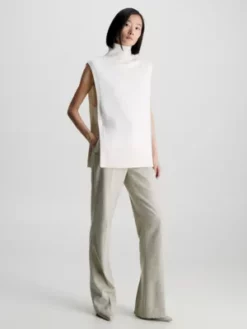 Calvin Klein Veste Sans Manches Relaxed Avec Ouverture Sur Le Côté -Pas Cher Calvin Klein Magasin K20K206024 YAT alternate4