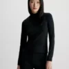 Calvin Klein Haut Slim à Col Cheminée En Modal