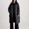 Calvin Klein Manteau Long Sans Coutures En Duvet -Pas Cher Calvin Klein Magasin K20K206094 BEH main