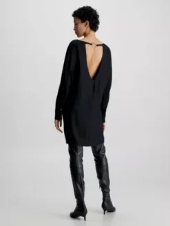 Calvin Klein Robe-tube Ajourée Dans Le Dos