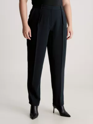 Calvin Klein Pantalon Droit Structuré En Sergé 4 Calvin Klein Pantalon Droit Structuré En Sergé – Image 2