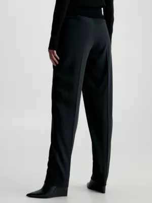 Calvin Klein Pantalon Droit Structuré En Sergé 5 Calvin Klein Pantalon Droit Structuré En Sergé – Image 3