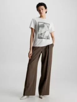 Calvin Klein T-shirt Relaxed Avec Motif -Pas Cher Calvin Klein Magasin K20K206182 CI2 alternate3