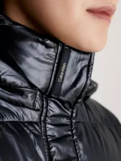 Calvin Klein Manteau Slim Matelassé à Cordon De Serrage -Pas Cher Calvin Klein Magasin K20K206270 BEH alternate3