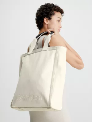 Calvin Klein Sac Tote En Toile Unisexe 3 Calvin Klein Sac Tote En Toile Unisexe