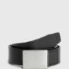 Calvin Klein Ceinture En Cuir Avec Plaque -Pas Cher Calvin Klein Magasin K50K504309 001 main