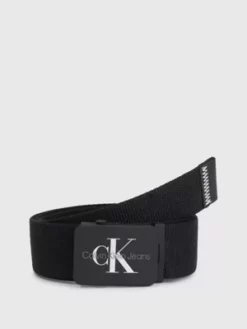 Calvin Klein Ceinture En Toile Avec Logo