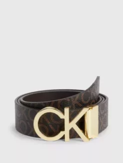 Calvin Klein Ceinture Réversible En Matière Recyclée Avec Logo