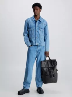 Calvin Klein Sac à Dos Roulé Sur Le Dessus -Pas Cher Calvin Klein Magasin K50K510500 BDS alternate1