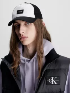 Calvin Klein Casquette Trucker En Coton Bio -Pas Cher Calvin Klein Magasin K50K510753 BDS alternate2