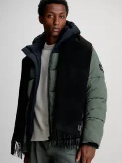 Calvin Klein Écharpe En Laine -Pas Cher Calvin Klein Magasin K50K511008 BAX alternate2