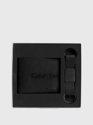 Calvin Klein Coffret Cadeau Portefeuille Et Porte-clés En Cuir 4 Calvin Klein Coffret Cadeau Portefeuille Et Porte-clés En Cuir – Image 2