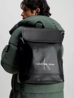 Calvin Klein Sac à Dos à Rabat Avec Logo -Pas Cher Calvin Klein Magasin K50K511109 BDS alternate2