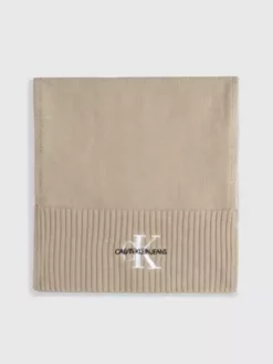 Calvin Klein Écharpe En Coton Avec Logo
