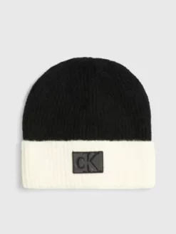 Calvin Klein Ensemble Cadeau écharpe Et Bonnet -Pas Cher Calvin Klein Magasin K50K511200 BDS alternate3