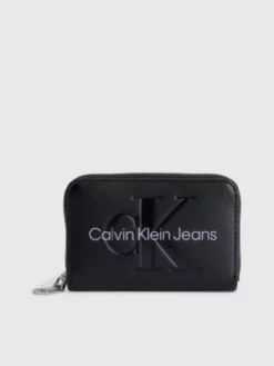 Calvin Klein Portefeuille Zippé Avec Logo