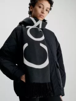 Calvin Klein Écharpe Avec Logo -Pas Cher Calvin Klein Magasin K60K607322 BAX alternate2