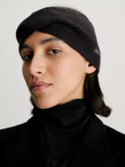 Calvin Klein Bandeau En Mélange De Coton-laine -Pas Cher Calvin Klein Magasin K60K608656 BAX alternate2