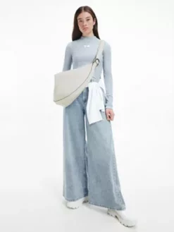 Calvin Klein Sac Hobo Surdimensionné -Pas Cher Calvin Klein Magasin K60K610336 YBI alternate4