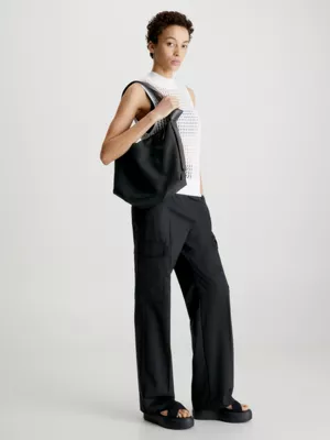 Calvin Klein Sac Hobo En Jacquard Recyclé Avec Logo 4 Calvin Klein Sac Hobo En Jacquard Recyclé Avec Logo – Image 2