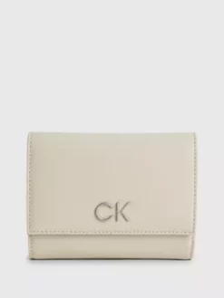 Calvin Klein Portefeuille à Trois Volets En Matière Recyclée