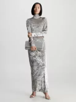 Calvin Klein Minaudière Métallisée 8 Calvin Klein Minaudière Métallisée -Pas Cher Calvin Klein Magasin K60K611309 PE6 alternate1