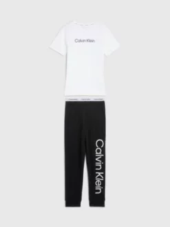 Calvin Klein Ensemble De Pyjama Unisexe - Modern Cotton 13 Calvin Klein Ensemble De Pyjama Unisexe - Modern Cotton -Pas Cher Calvin Klein Magasin KK0KK00091 0W0 alternate5