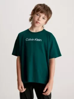 Calvin Klein Lot De 2 T-shirts Pour Enfant - Modern Cotton -Pas Cher Calvin Klein Magasin KK0KK00100 0W9 alternate3
