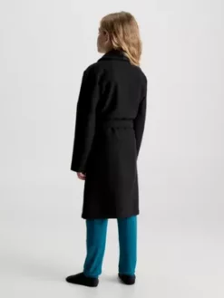 Calvin Klein Peignoir En Coton Gaufré Pour Enfant -Pas Cher Calvin Klein Magasin KK0KK00103 BEH alternate2