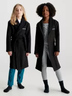 Calvin Klein Peignoir En Coton Gaufré Pour Enfant