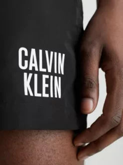 Calvin Klein Short De Bain Avec Double Ceinture - Intense Power -Pas Cher Calvin Klein Magasin KM0KM00740 BEH alternate3