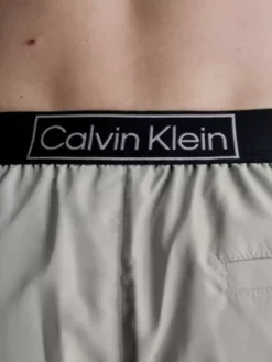 Calvin Klein Short De Bain Mi-long Avec Cordon De Serrage - Core Festive -Pas Cher Calvin Klein Magasin KM0KM00787 PQY alternate3