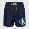 Calvin Klein Short De Bain Mi-long Avec Cordon De Serrage - CK Monogram