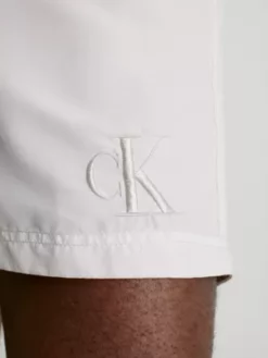 Calvin Klein Short De Bain Mi-long Avec Cordon De Serrage - CK Authentic -Pas Cher Calvin Klein Magasin KM0KM00806 ACE alternate3