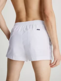 Calvin Klein Short De Bain Court Avec Cordon De Serrage - Logo Tape 9 Calvin Klein Short De Bain Court Avec Cordon De Serrage - Logo Tape -Pas Cher Calvin Klein Magasin KM0KM00811 YCD alternate2