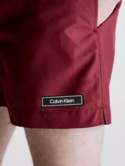 Calvin Klein Short De Bain Avec Double Ceinture - Core Solids -Pas Cher Calvin Klein Magasin KM0KM00815 GNK alternate3