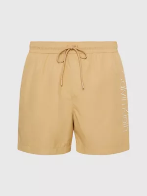 Calvin Klein Short De Bain Mi-long Avec Cordon De Serrage - Core Logo 3 Calvin Klein Short De Bain Mi-long Avec Cordon De Serrage - Core Logo