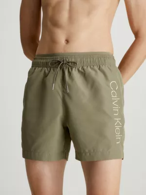Calvin Klein Short De Bain Court Avec Double Ceinture - Core Logo 4 Calvin Klein Short De Bain Court Avec Double Ceinture - Core Logo â Image 2