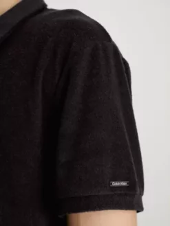 Calvin Klein Polo De Plage En Tissu éponge 9 Calvin Klein Polo De Plage En Tissu éponge -Pas Cher Calvin Klein Magasin KM0KM00842 BEH alternate2