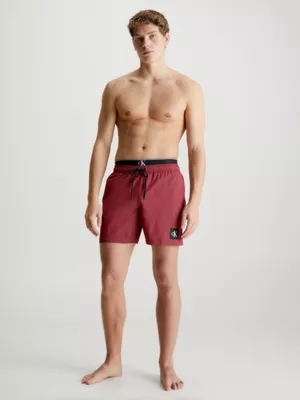 Calvin Klein Short De Bain Court Avec Double Ceinture - CK Nylon 7 Calvin Klein Short De Bain Court Avec Double Ceinture - CK Nylon – Image 5