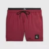 Calvin Klein Short De Bain Court Avec Double Ceinture - CK Nylon